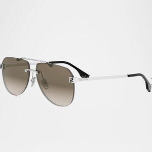 FENDI aviator metal sunglasses